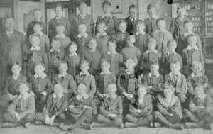 Schulgruppe, unbekannte Schule, 1895