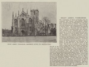 Selby Abbey, Yorkshire, wiedereröffnet nach der Restaurierung von English Photographer