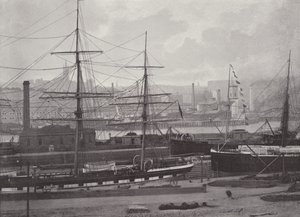 Schiffe auf dem Clyde, Partick, Glasgow von English Photographer