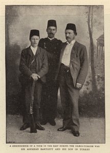 Sir Ashmead Bartlett und sein Sohn in der Türkei von English Photographer