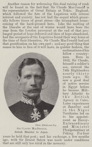 Sir Claude MacDonald, britischer Minister in Japan von English Photographer