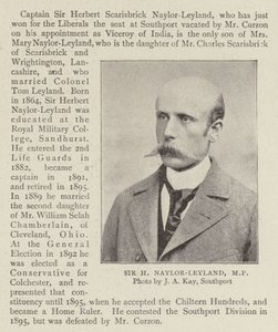 Sir H. Naylor Leyland, MP von English Photographer