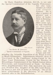 Sir Harry H. Johnston, Sonderkommissar von Uganda von English Photographer