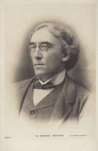 Sir Henry Irving, englischer Bühnenschauspieler von English Photographer