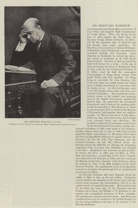Sir Hercules Robinson, GCMG, Gouverneur der Kapkolonie und kaiserlicher Hochkommissar für Südafrika von English Photographer