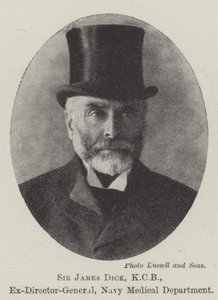 Sir James Dick, KCB, ehemaliger Generaldirektor der Navy Medical Department von English Photographer