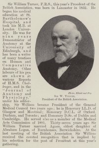 Sir W Turner, Präsident der British Association von English Photographer