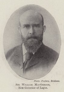 Sir William MacGregor, neuer Gouverneur von Lagos von English Photographer