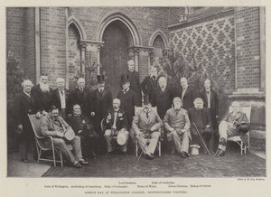 Rede Tag am Wellington College, angesehene Besucher von English Photographer
