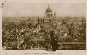 St Pauls Kathedrale, London, von Fleet Street