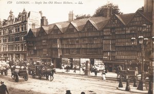 Staple Inn Alte Häuser in Holborn von English Photographer