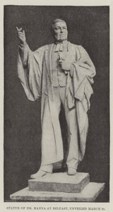 Statue von Dr. Hanna in Belfast, enthüllt am 31. März von English Photographer