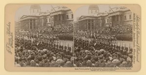 Stereografischer Druck des Diamantjubiläums von Königin Victoria von English Photographer