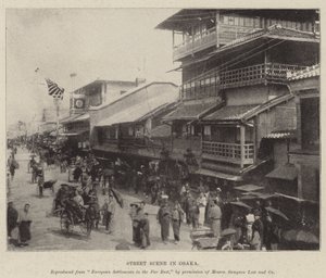 Straßenszene in Osaka von English Photographer