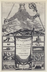 T Hobbes, Leviathan, A Crooke 1651 von English Photographer