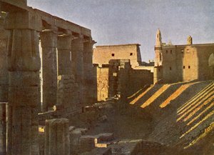 Tempel von Luxor von der Ostseite