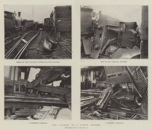 Der Unfall eines schottischen Expresszuges von English Photographer