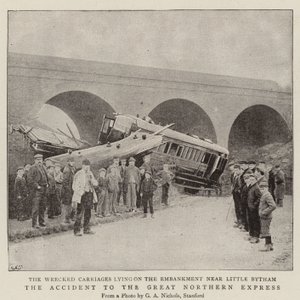 Der Unfall des Great Northern Express von English Photographer