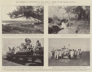 Der Fortschritt der Zivilisation in Ostafrika, Szenen auf der Uganda-Eisenbahn
