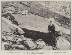 Der angebliche Mord auf der Isle of Arran, Ort, an dem die Leiche des Touristen Rose auf Goatfell gefunden wurde von English Photographer
