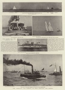 Der America-Cup-Wettbewerb durch die Kamera gesehen von English Photographer