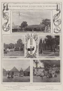 Die anglo-französische Grenzregelungsmission an die Goldküste von English Photographer