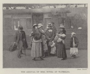 Die Ankunft von Mrs. Botha in Waterloo von English Photographer