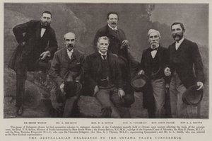 Die australischen Delegierten zur Ottawa-Handelskonferenz von English Photographer
