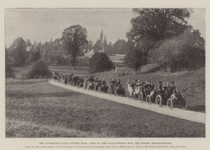Herbsttour des Automobilclubs, Besuch des Anwesens von Lord Llangattock, The Hendre, Monmouthshire von English Photographer