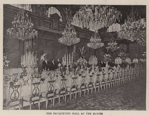 Der Bankettsaal im Élysée von English Photographer