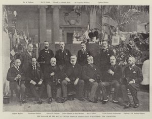 Der Basar im Royal United Service Institution, Whitehall, das Komitee von English Photographer