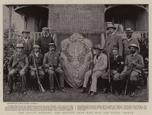 Das Bisley-Treffen, das englische Team, das den Elcho-Schild gewann von English Photographer