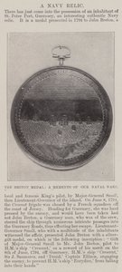 Die Breton-Medaille, ein Andenken an unsere Seekriege von English Photographer