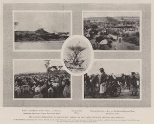 Die britische Expedition nach Somaliland, Szene auf der Route zwischen Berbera und Bohotle