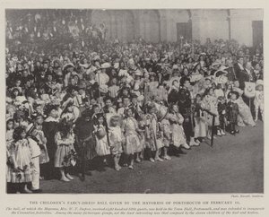 Der Kinderkostümball der Mayoress von Portsmouth am 10. Februar