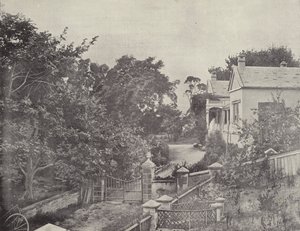 Die Residenz des Kommandanten, Port Arthur von English Photographer