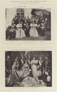 Die Krönung des Zaren, Einige Berühmtheiten in Moskau von English Photographer