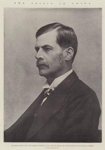 Die Krise in China, Sir Ernest Satow, KCMG, Ihre Majestät Minister in Tokio, der möglicherweise Sir Claude MacDonald, KCB, KCMG, in Peking ersetzt von English Photographer