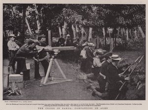 Die Krise in Samoa, Waffenbrüder von English Photographer