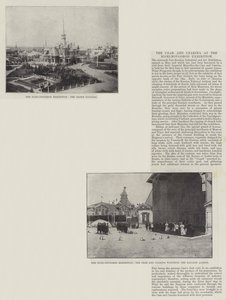 Der Zar und die Zarin auf der Ausstellung in Nischni Nowgorod