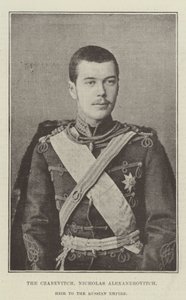 Der Zarewitsch, Nicholas Alexandrowitsch, Erbe des Russischen Reiches von English Photographer
