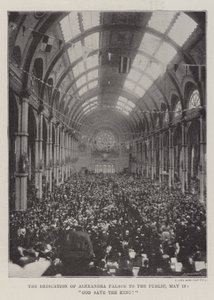 Die Widmung des Alexandra Palace an die Öffentlichkeit, 18. Mai, Gott schütze den König! von English Photographer