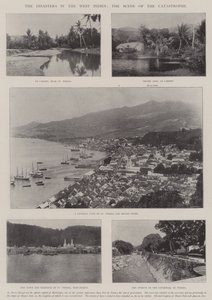 Die Katastrophen in Westindien, die Szene der Katastrophe von English Photographer