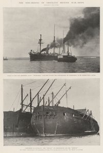 Die Ausmusterung veralteter britischer Kriegsschiffe von English Photographer