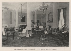 Das Wohnzimmer des Sackville Hotels, Bexhill-on-Sea