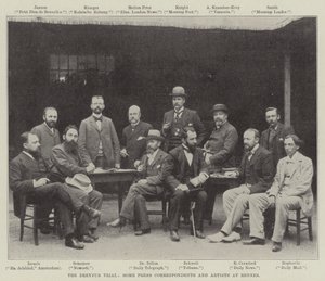 Der Dreyfus-Prozess, einige Pressekorrespondenten und Künstler in Rennes von English Photographer