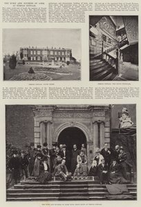 Der Herzog und die Herzogin von York in Temple Newsam von English Photographer