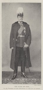 Der Herzog von Fife, in der Uniform des Lord Lieutenant der City of London von English Photographer