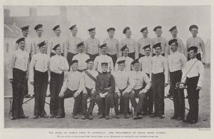 Der Besuch des Herzogs von York in Australien, das Detachment der Royal Irish Guards von English Photographer