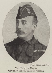 Der Earl of Minto, gewählter Generalgouverneur von Kanada von English Photographer